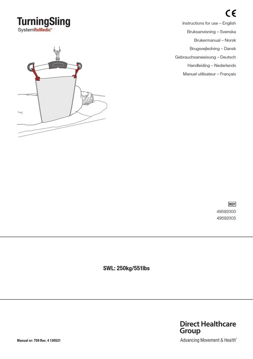 SystemRoMedic TurningSling 49592000 User manual