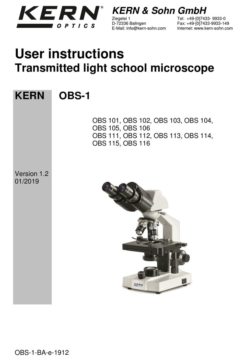 KERN OBS-1 User instructions