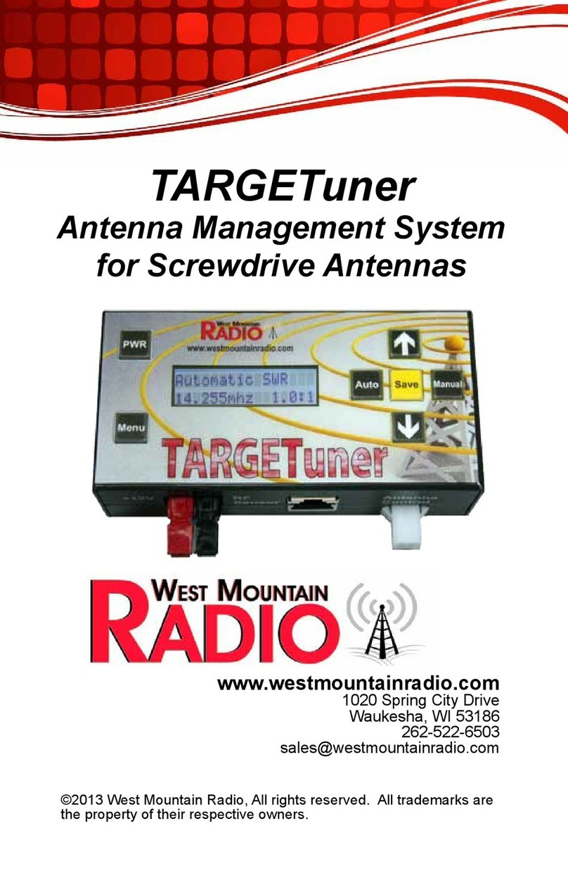 West Mountain Radio TARGETuner User manual