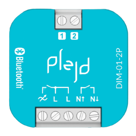 Plejd DIM-01-2P installation manual