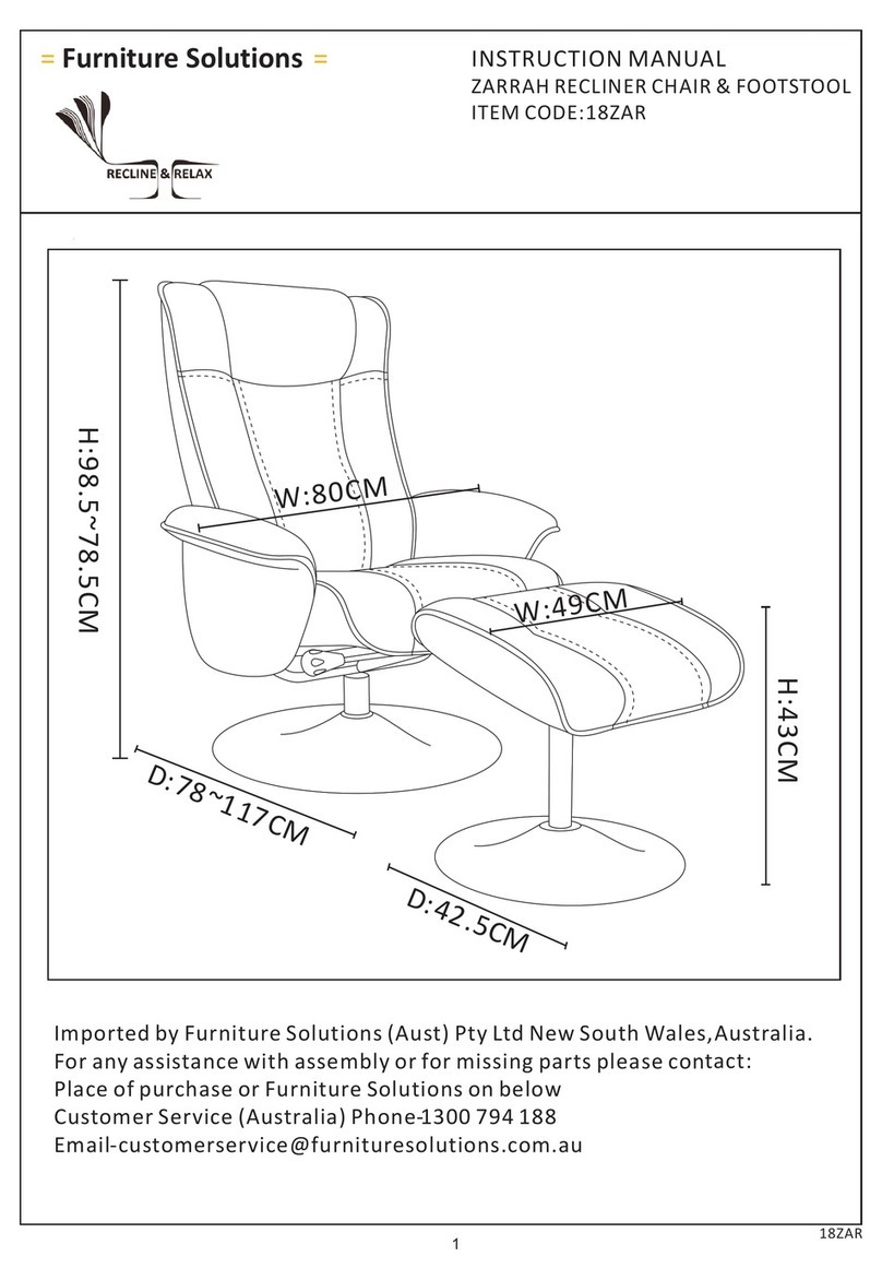 Furniture Solutions 18ZAR instruction manual Furniture Solutions 18ZAR instruction manual