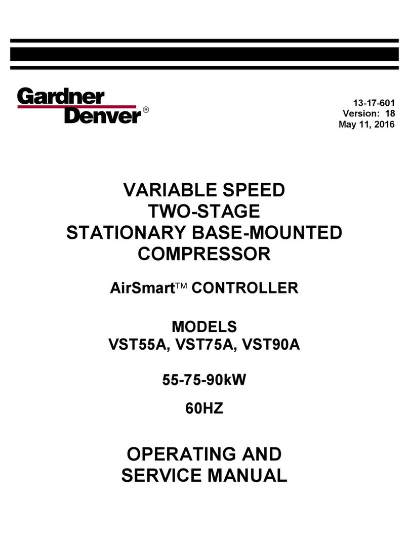 Gardner Denver VST55A Operating and service manual