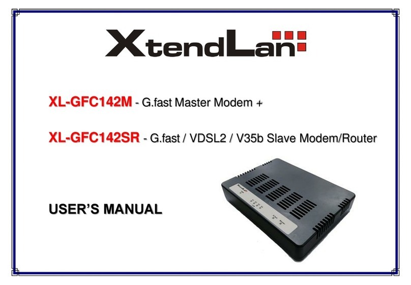 XtendLan XL-GFC142M user manual