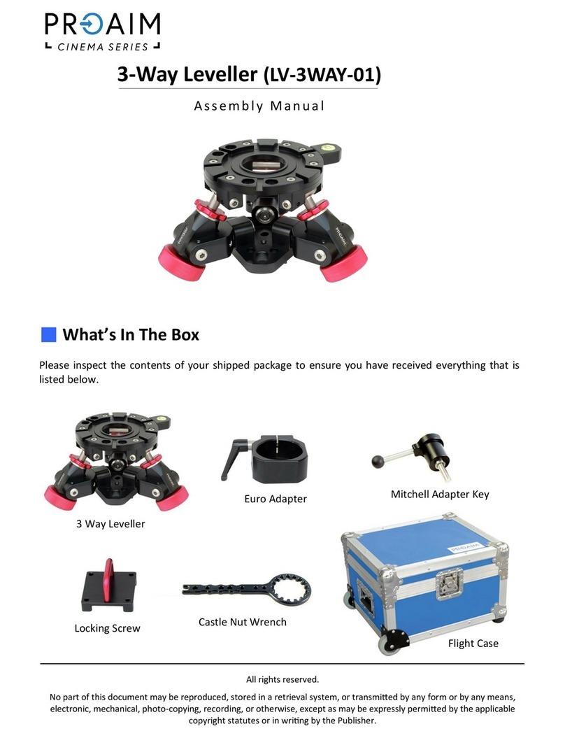PROAIM LV-3WAY-01 Assembly manual
