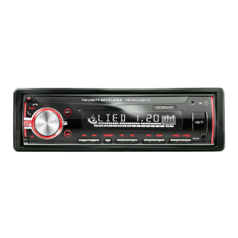 Xomax XM-RSU249BT-R installation manual