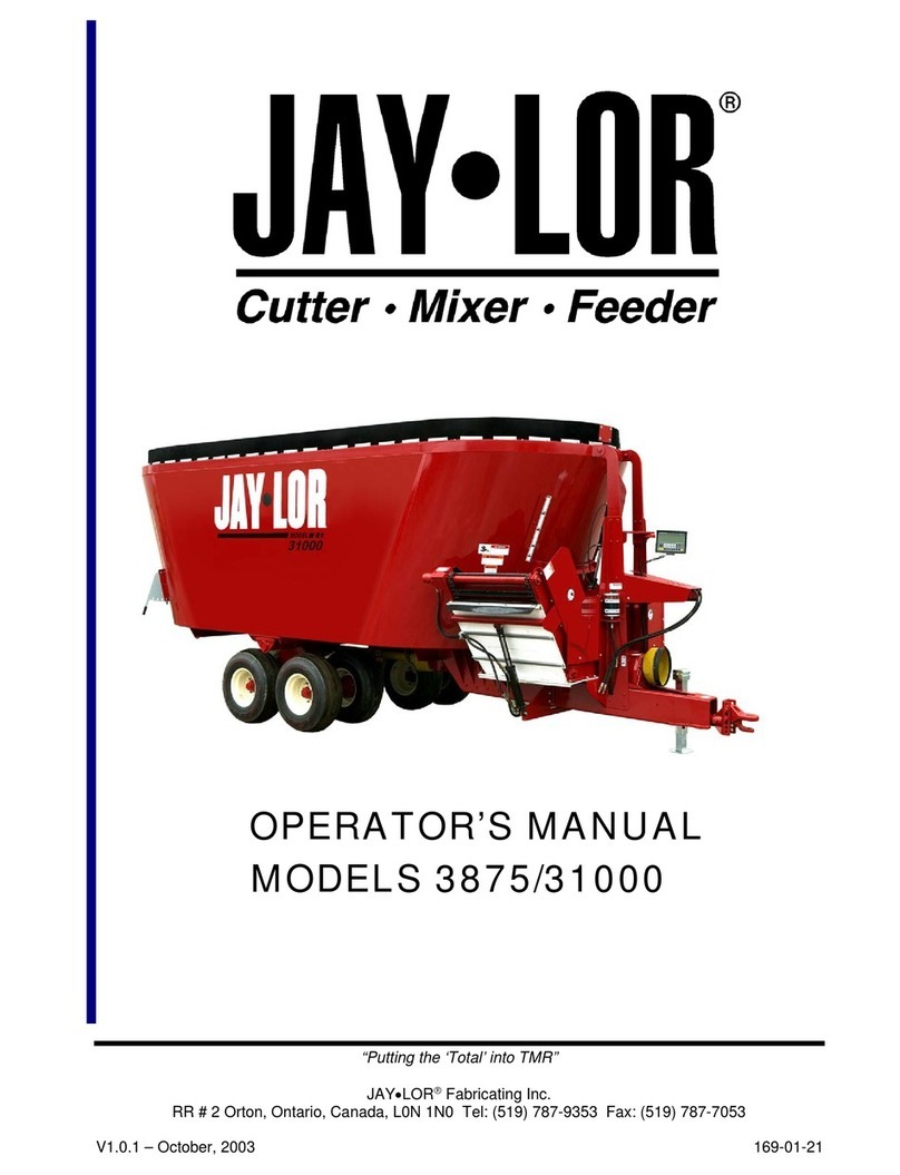 Jay-Lor 3875 User manual Jay-Lor 3875 User manual