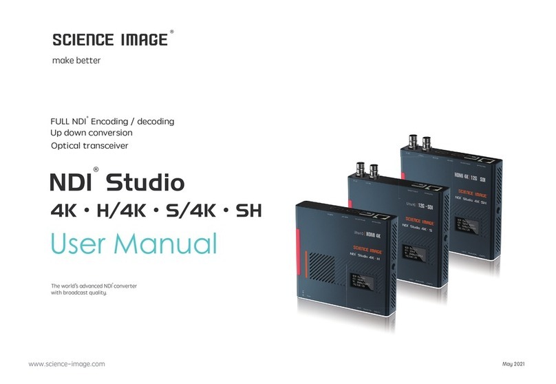 Science Image NDI Studio 4K user manual