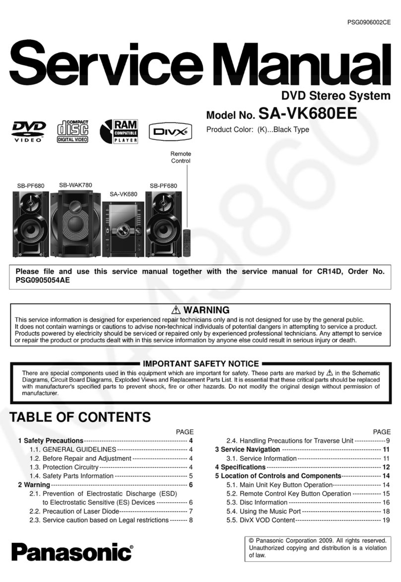 Panasonic SA-VK680EE User manual