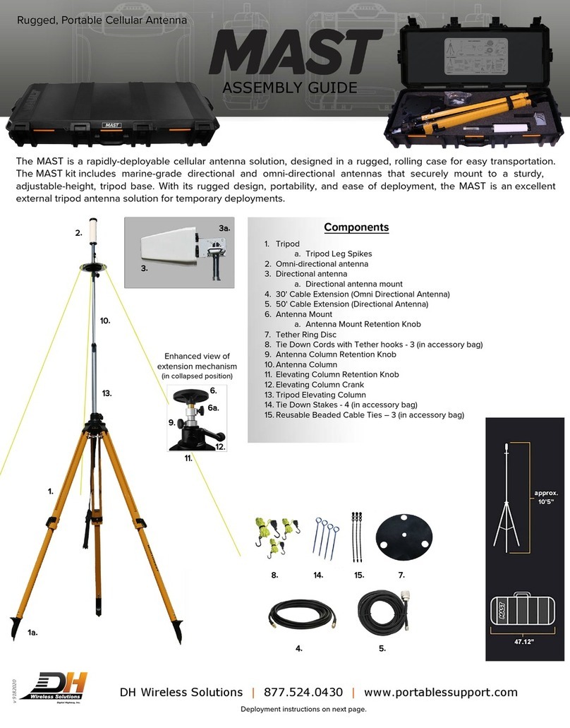 DH Wireless Solutions MAST Assembly guide