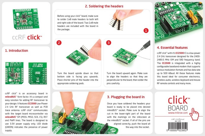 mikroElektronika click ccRF quick start guide