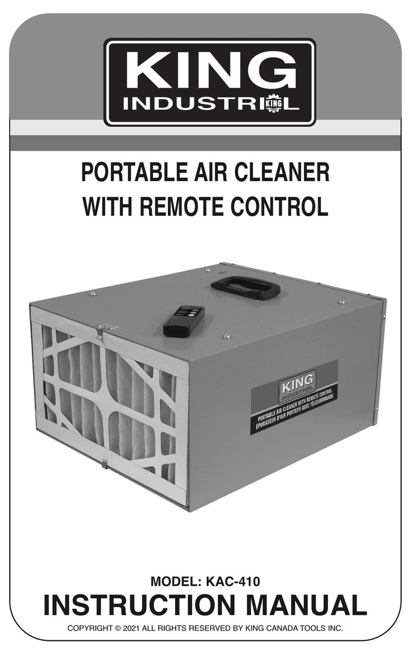 King Industrial KAC-410 instruction manual