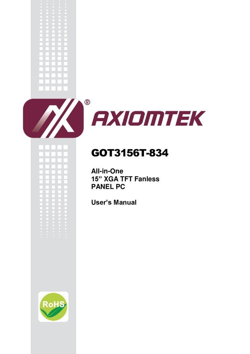 AXIOMTEK GOT3156T-834 user manual