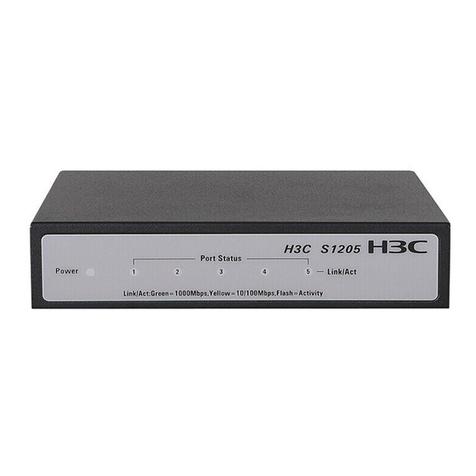 H3C S1200 Series User manual H3C S1200 Series User manual