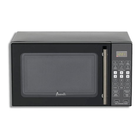 Avanti MT08K1BU instruction manual