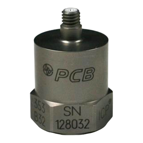 PCB Piezotronics 353B32 Installation and operating manual