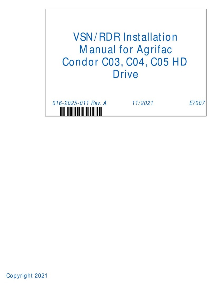 agrifac Condor C03 User manual