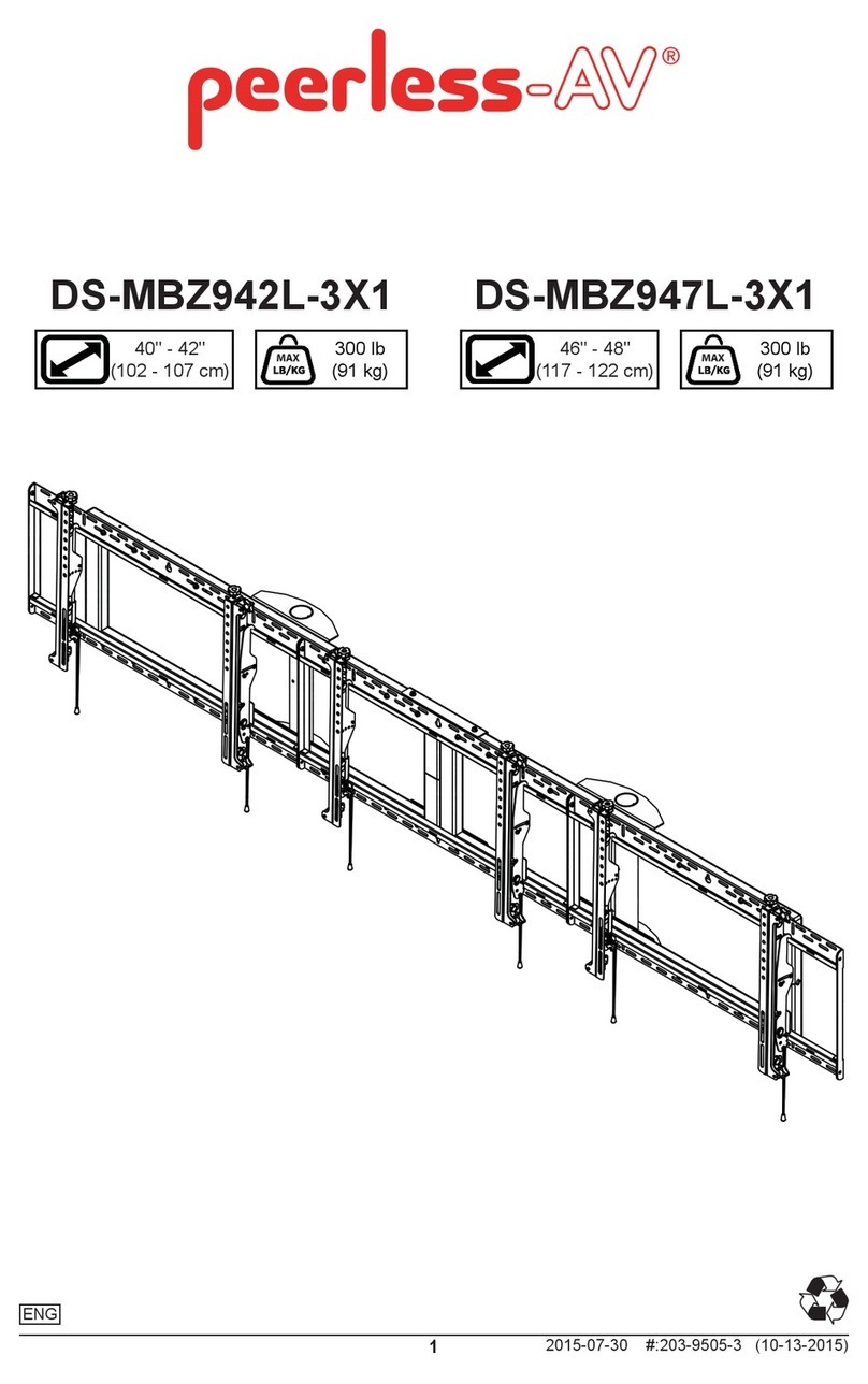 peerless-AV DS-MBZ942L-3X1 manual peerless-AV DS-MBZ942L-3X1 manual