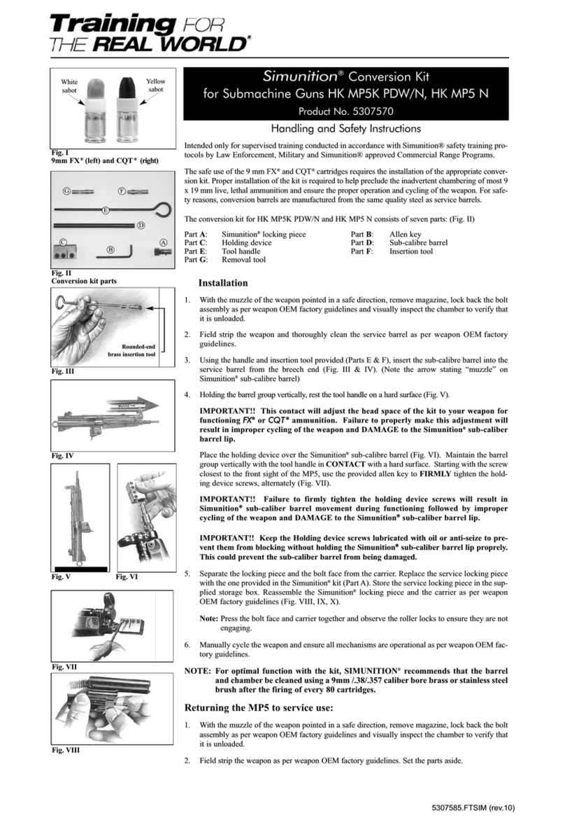 Simunition 5307570 quick start guide
