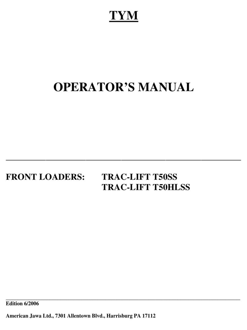 JAWA TRAC-LIFT T50SS Operator's manual