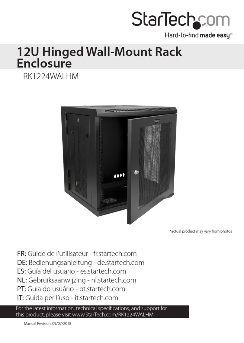 StarTech.com RK1224WALHM User manual StarTech.com RK1224WALHM User manual