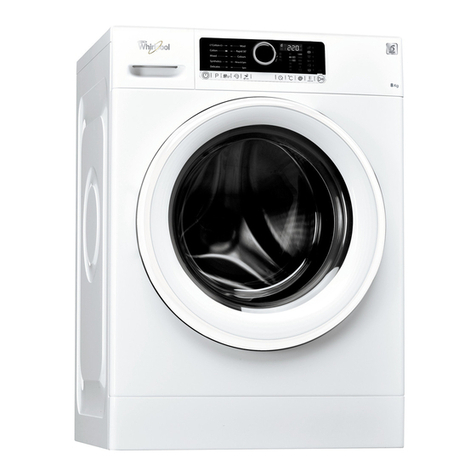 Whirlpool FSCR80213 Installation and operation manual