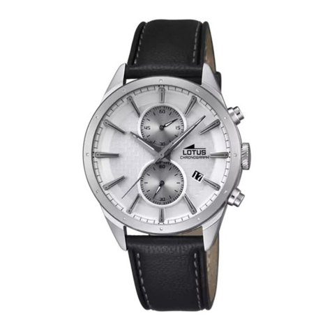 Lotus Chronograph Calendar ILM0S11 instruction manual