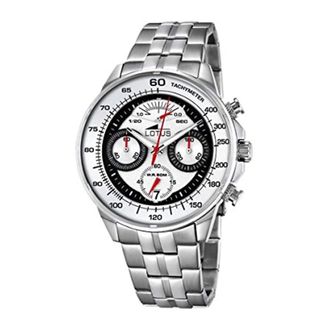 Lotus CHRONOGRAPH CALENDAR ILM6SA2 instruction manual