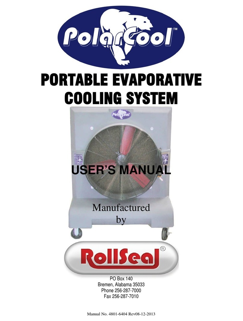 RollSeal PolarCool 36" VS user manual