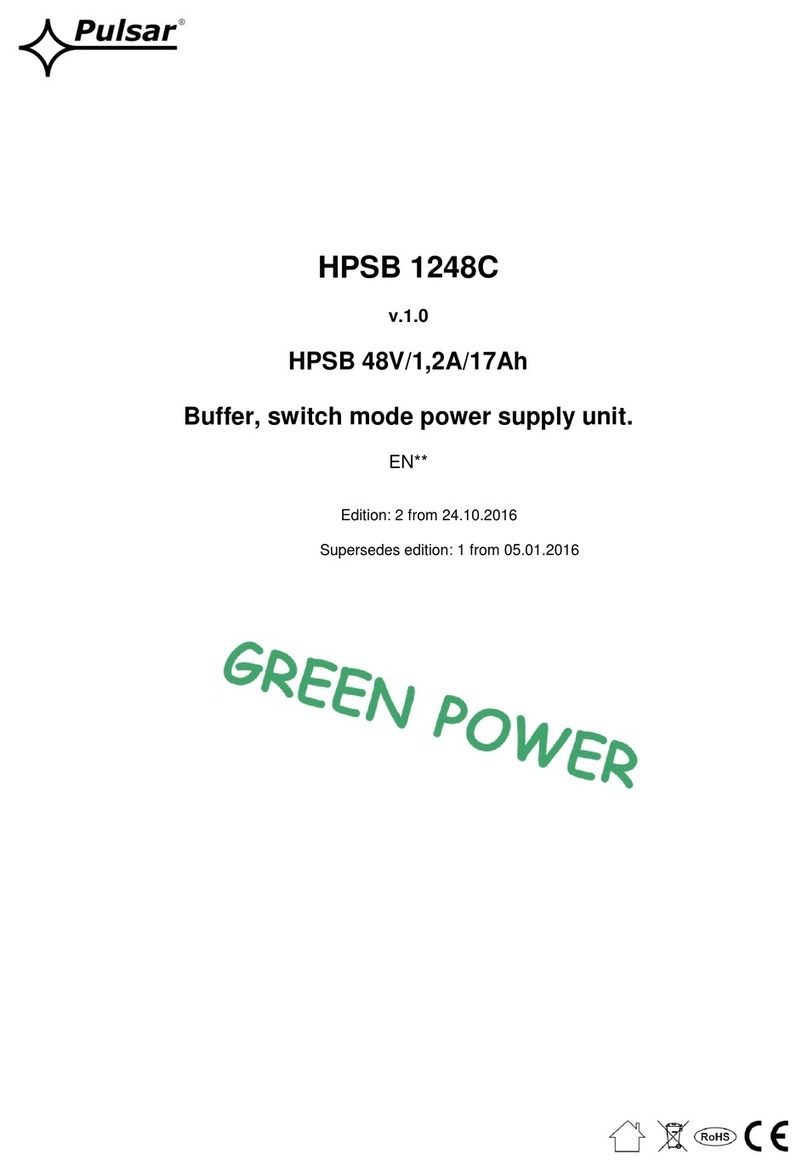 Pulsar HPSB 1248C User manual