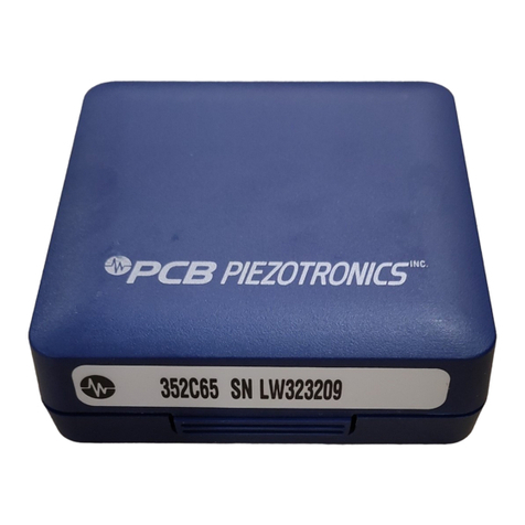 PCB Piezotronics 352C65 User manual