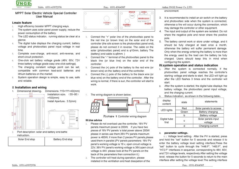 JNGE Power MPPT User manual