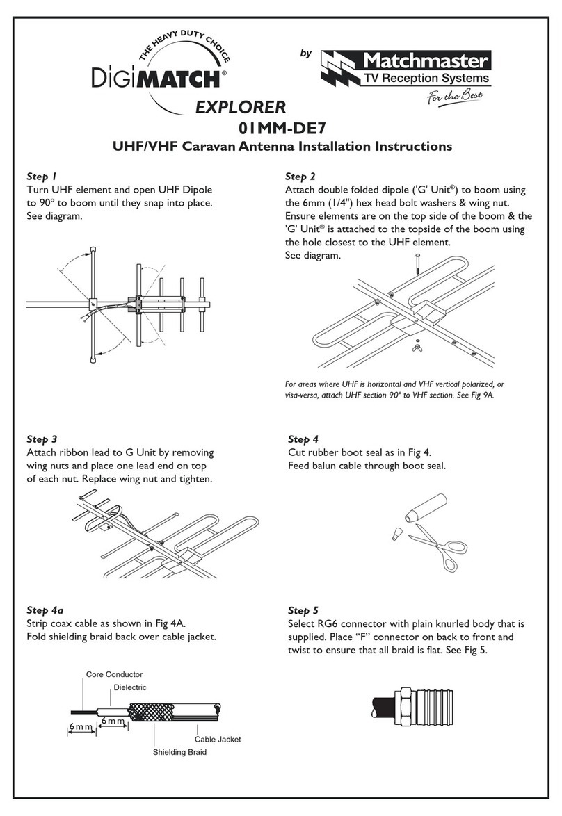 Matchmaster Digimatch Explorer 01MM-DE7 installation instructions Matchmaster Digimatch Explorer 01MM-DE7 installation instructions