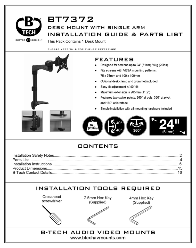 B-Tech BT7372 Instruction Manual