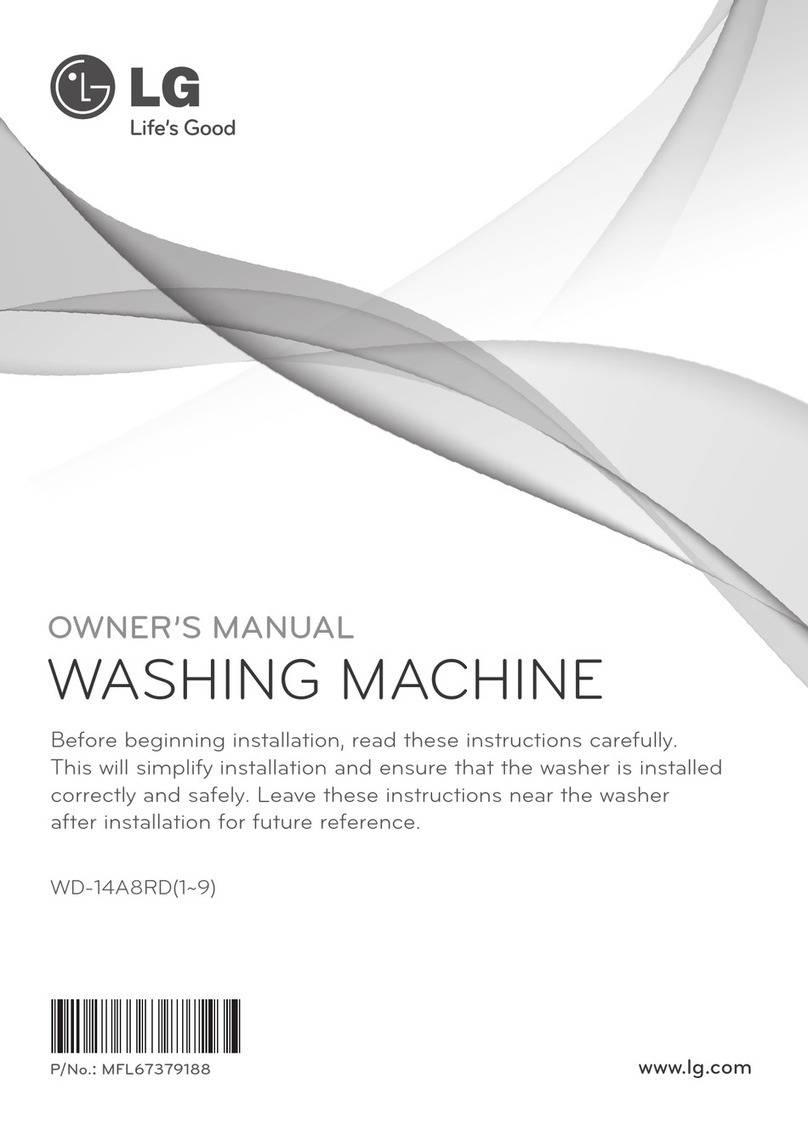 LG WD-14A8RD7 owner's manual