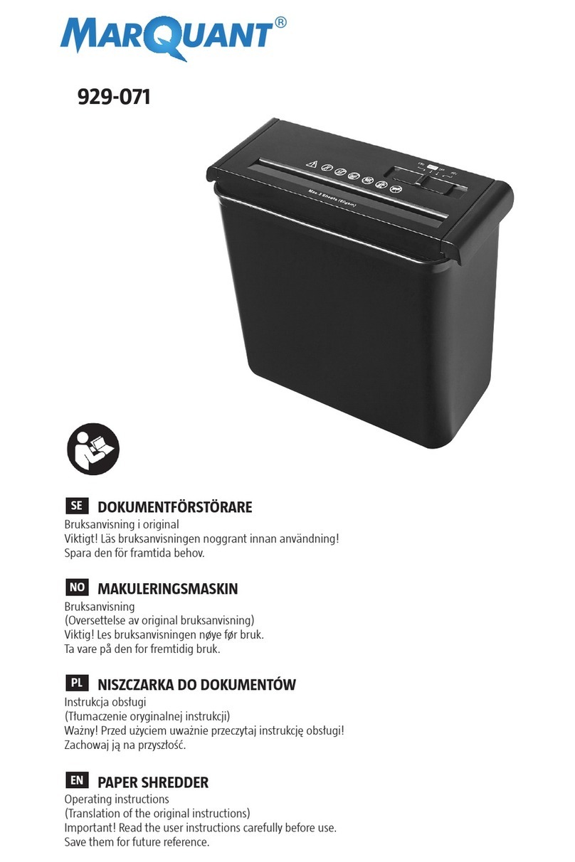 Marquant 929-071 Translation of the original operating instruction