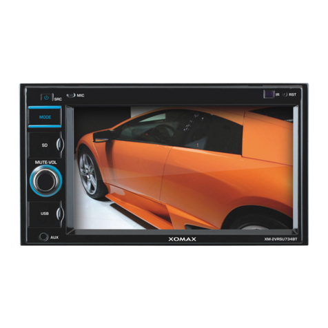 Xomax XM-2VRSU734BT installation manual
