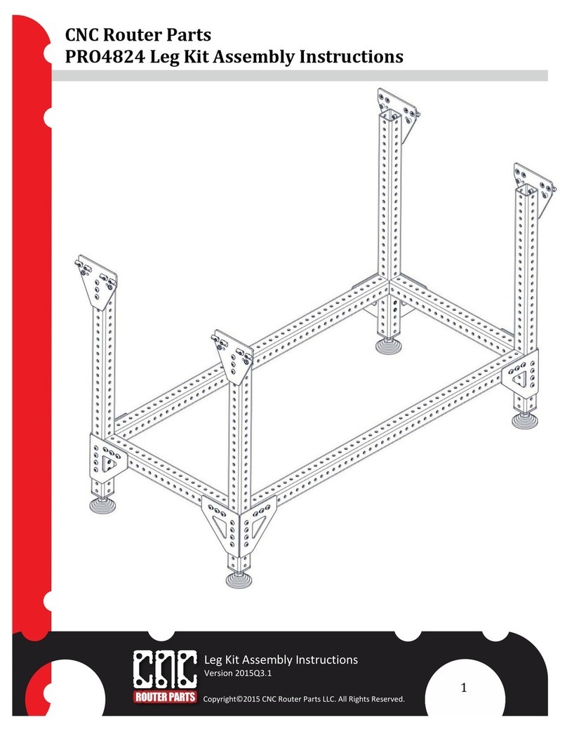 CNC Router Parts PRO 4824 Series Assembly instructions