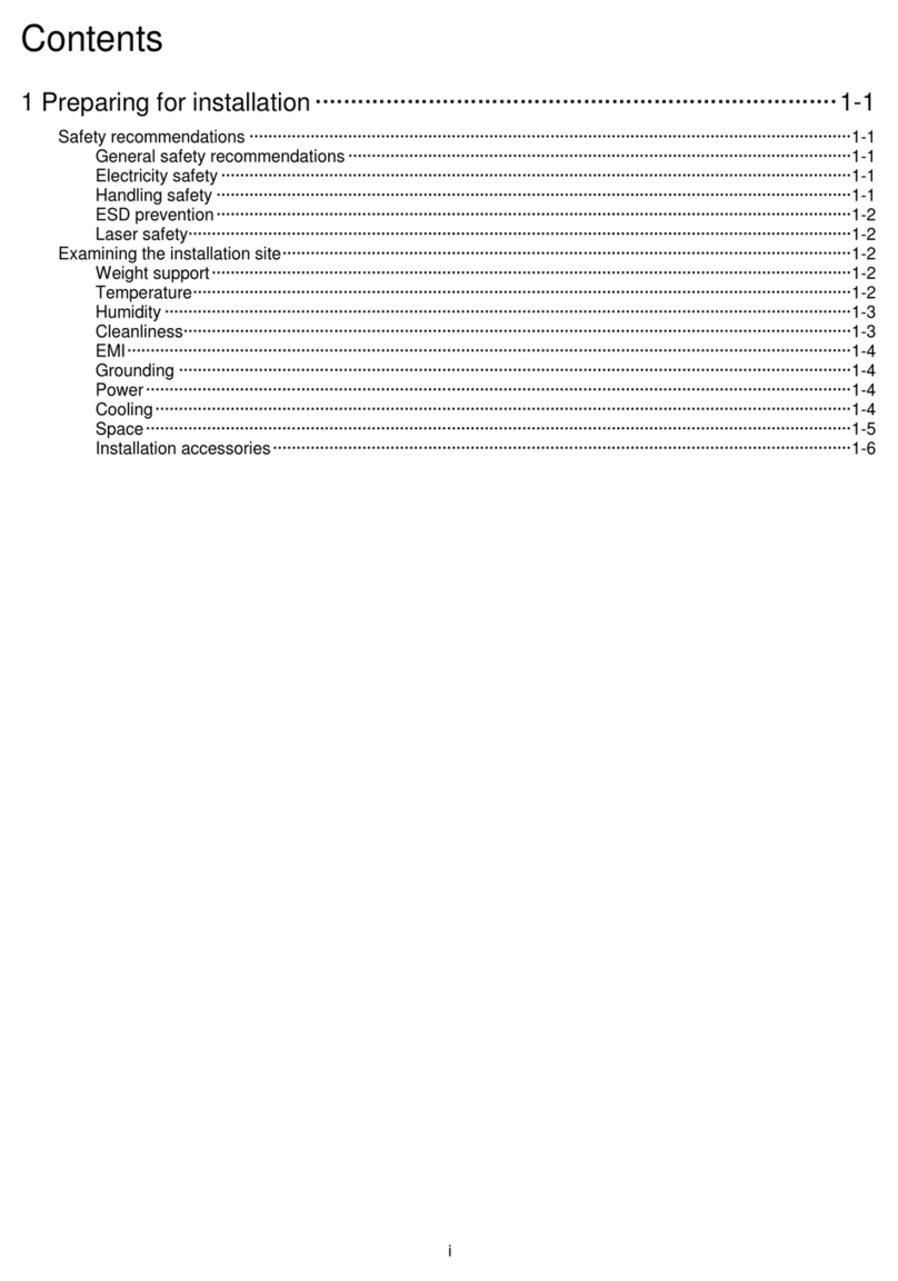 H3C S12500CR Series User manual H3C S12500CR Series User manual