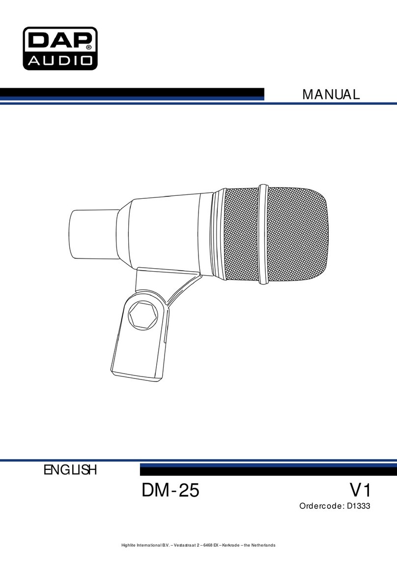 DAPAudio DM-25 manual