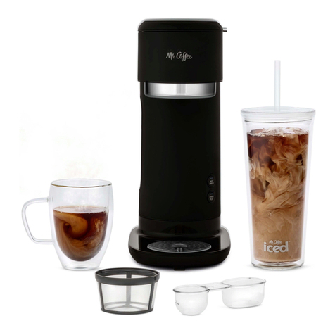 Mr. Coffee iced user manual