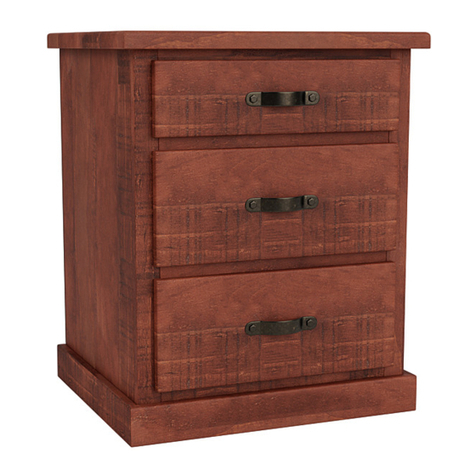 fantastic furniture LONGREACH Bedside 3 Drawer Maple User manual fantastic furniture LONGREACH Bedside 3 Drawer Maple User manual