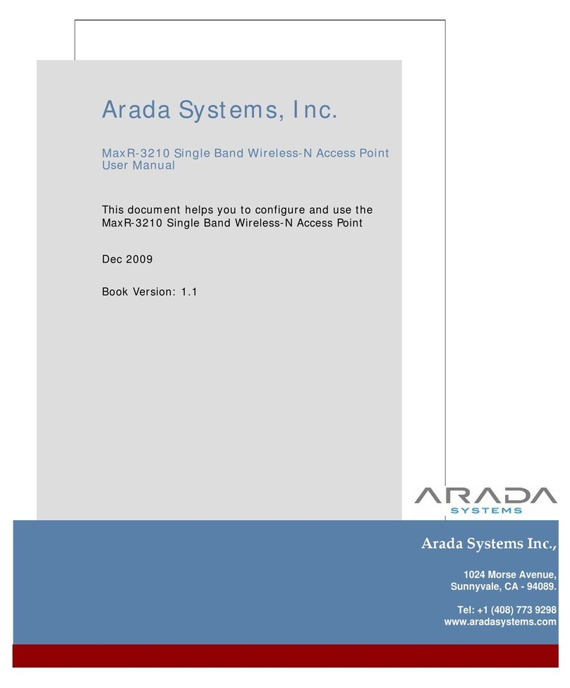 Arada MaxR-3210 user manual