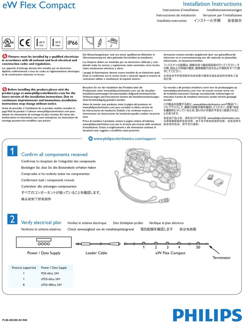 Philips eW Flex Compact installation instructions