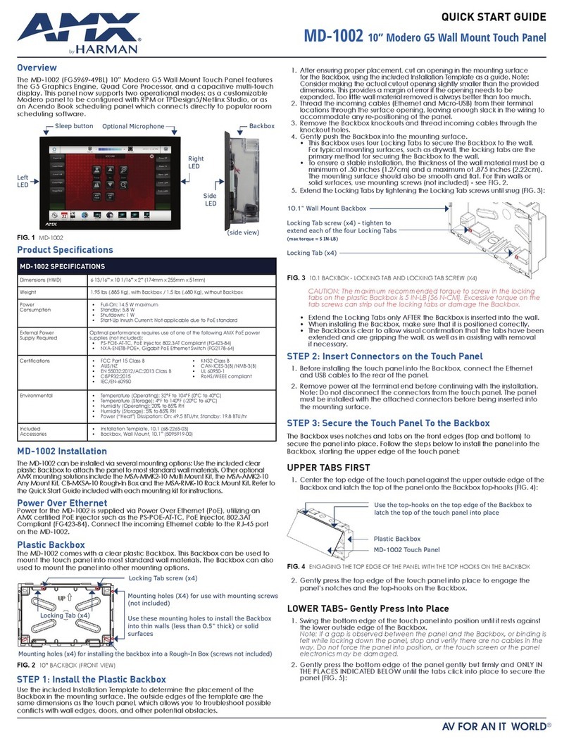 Harman FG5969-49BL User manual