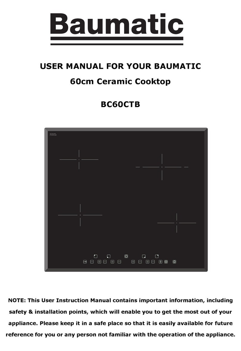 Baumatic BC60CTB user manual Baumatic BC60CTB user manual