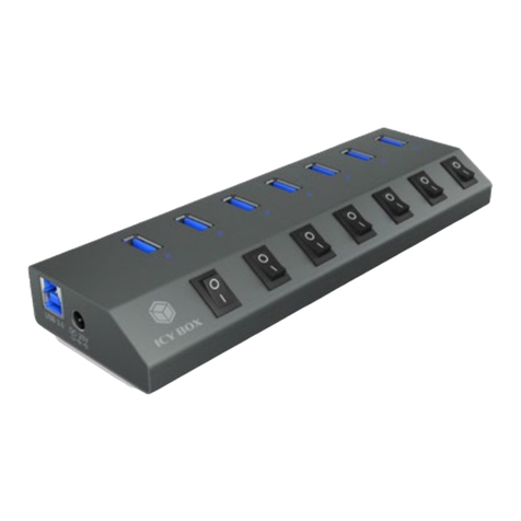 RaidSonic Technology Icy Box IB-HUB1701-C3 manual