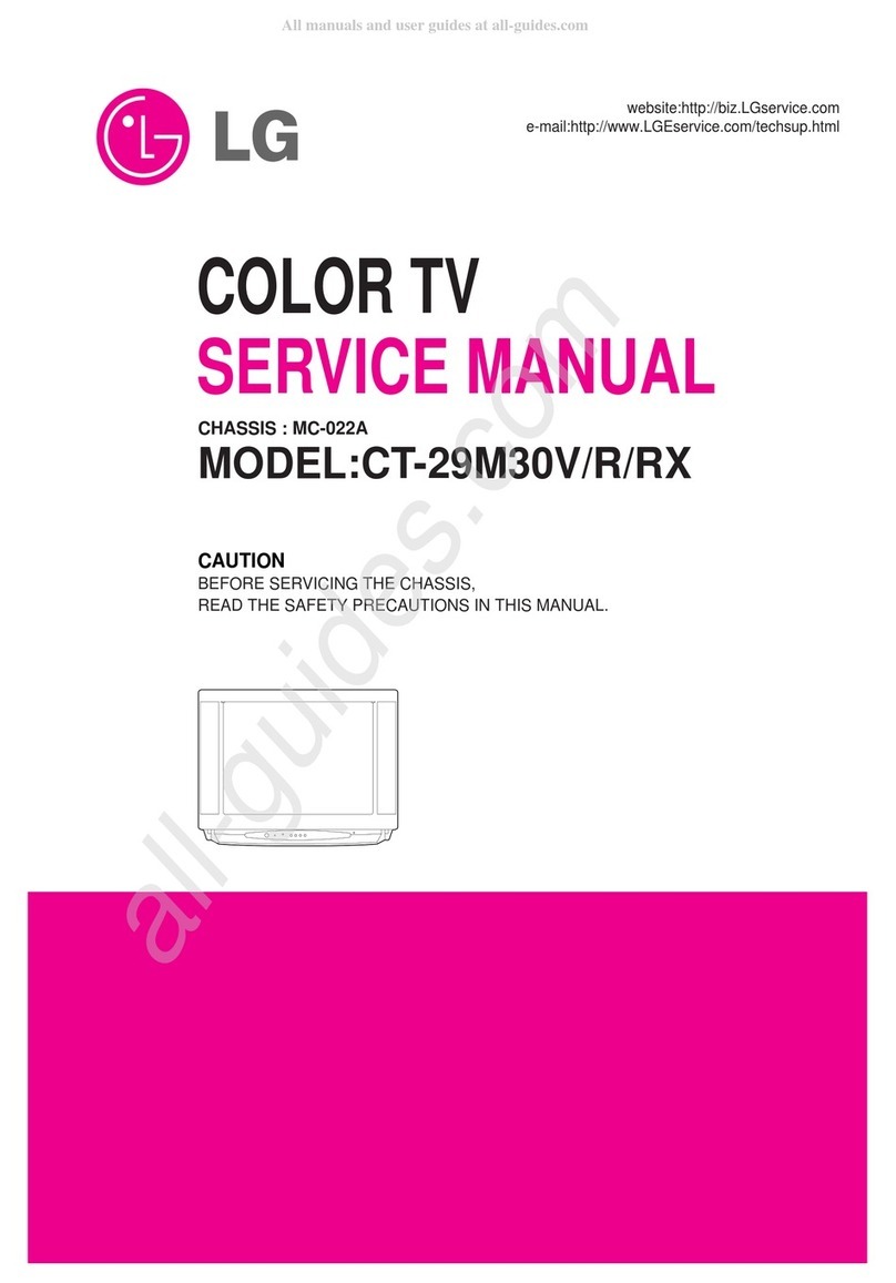 LG CT-29M30V User manual