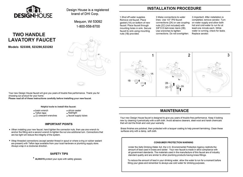 DesignHouse 523308 quick start guide
