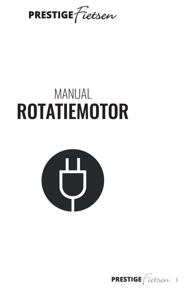 Prestige ROTATIEMOTOR User manual