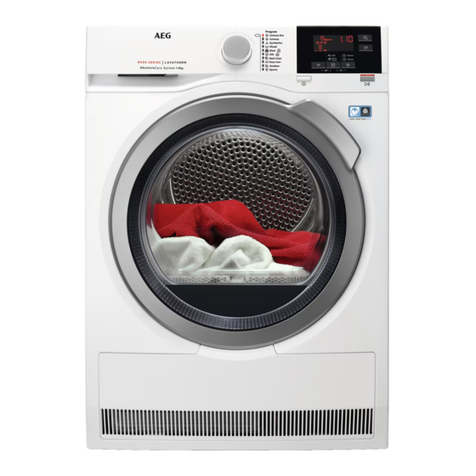 AEG LAVATHERM 8DBG48S user manual